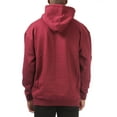 thumbnail image 2 of Pro Club Men's Comfort Pullover Hoodie with Front Pocket - Maroon - Small, 2 of 4