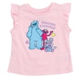 thumbnail image 2 of Sesame Street T-Shirt and Skirt Set Elmo Cookie Monster Abby Cadabby Pink, 2 of 8