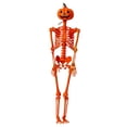 thumbnail image 3 of Esqueleto de Halloween realista de 90 cm, accesorio espeluznante de cuerpo completo para colgar en la ventana del patio, la casa o la fiesta al aire l, 3 of 9