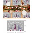 thumbnail image 6 of Christmas Placemats Set of 4 Santa Claus Gnomes Gray Christmas Placemats for Dining Table Snowflake Love Heart Table Mat Winter Holiday Home Party Kitchen Table Decorations, 6 of 6