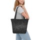 thumbnail image 2 of Balery Black And White Dotted Bolsa de Hombro con Diseño, Bolsa Grande y Duradera, Bolsa Versátil para Compras, 2 of 6