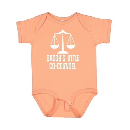 

Inktastic Lawyer Daddys Little Co Counsel Gift Baby Boy or Baby Girl Bodysuit
