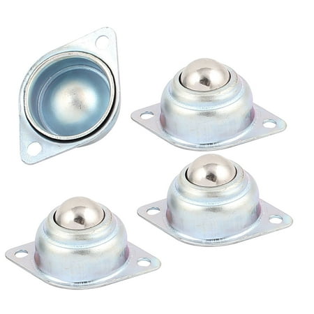 Unique Bargains 4 Pcs 15mm Diameter Ball Metal Transfer Bearing Unit Conveyor Roller