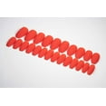 thumbnail image 1 of 24pcs Ballerina False Nails Fake Coffin Long Tips 12 Sizes with Glue (Matte Ferrari Red), 1 of 6