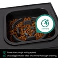 thumbnail image 6 of Elevated Dog Bowls, 2 Stainless Steel Dog Food Bowls, Raised Dog Bowl Adjusts to 5 Heights for Small Medium and Large Dogs,Black, 6 of 8