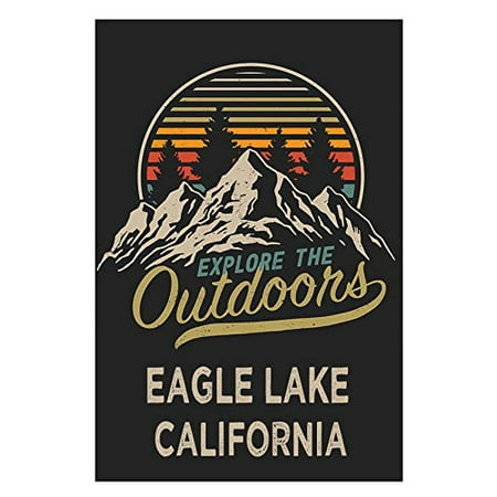 

Eagle Lake California Souvenir 2x3-Inch Fridge Magnet Explore The Outdoors