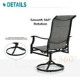 thumbnail image 4 of Sophia & William 7 Pieces Outdoor Patio Dining Set Textilene Chairs and Metal Table, 4 of 10