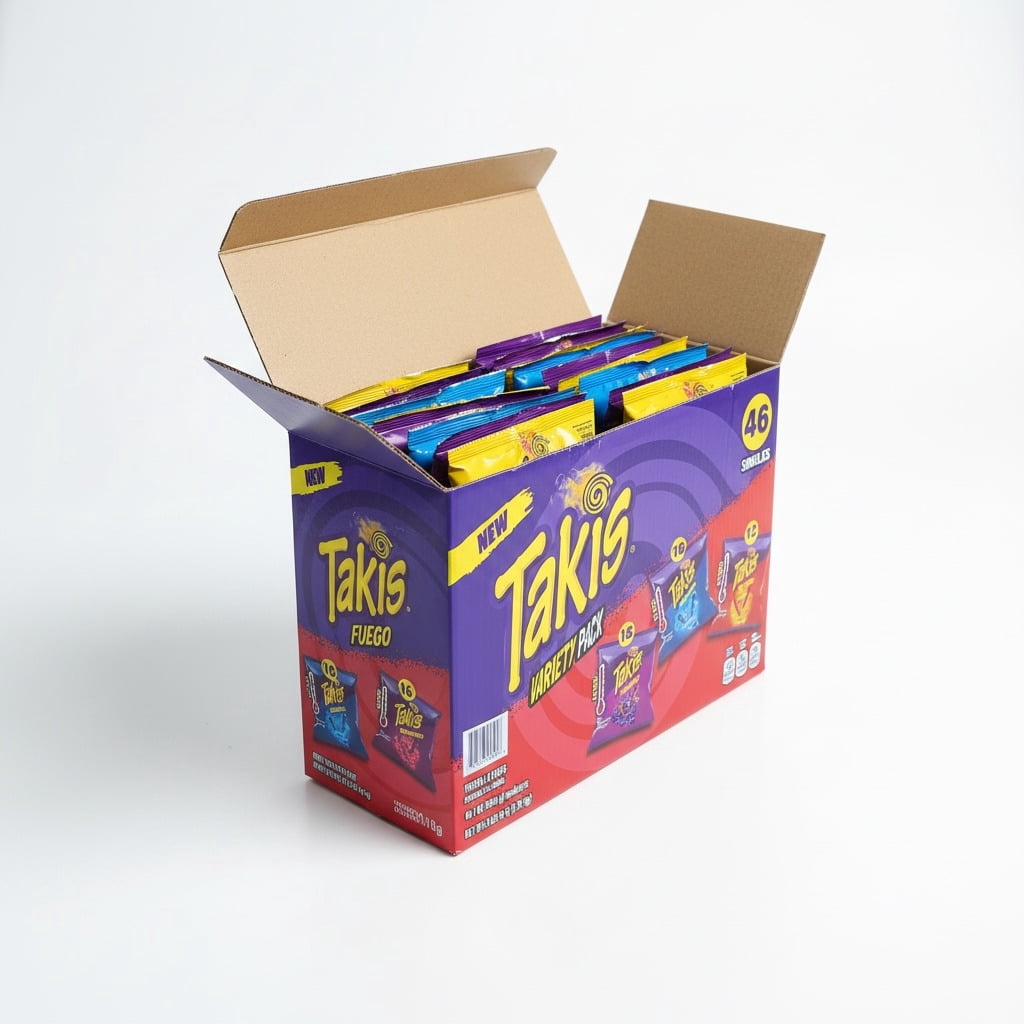 Takis Tortilla Chips Variety Pack 46 - 1 oz Each - Walmart.com