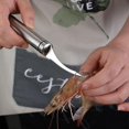thumbnail image 3 of Cuchillo pelador de camarones de acero inoxidable y cuchillo de línea de camarones, limpiador de hilo de camarones, herramientas para mariscos,, 3 of 5