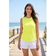 thumbnail image 4 of Pinspark Women's Sleeveless Workout Tank Top UPF 50+ Quick Dry Lightweight Athletic Running Yoga Shirt for Fitness Gym Training, 4 of 7