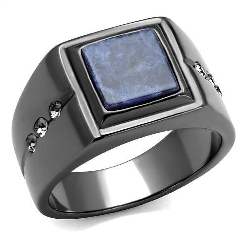 Masa】UR-TACTICALD-RING White Gold Men's Ring Size 8mm