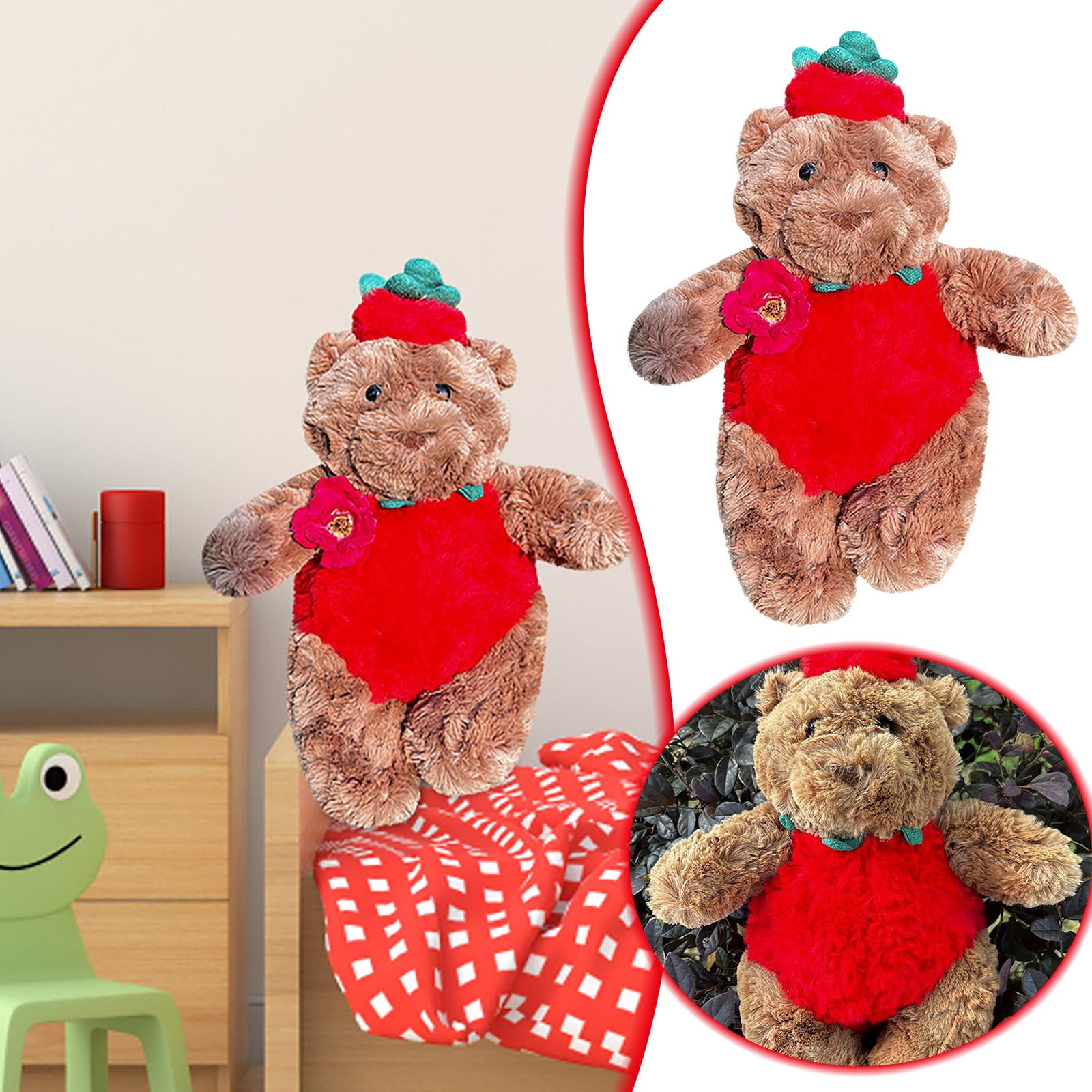 Strawberry Bartholomew Bear 11.02 Inch - Walmart.ca