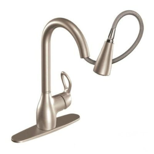 Moen Ca87011srs Kleo 1 Handle High Arc Pull Down Faucet Spot