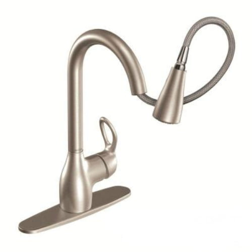 Moen CA87011SRS Kleo 1Handle High Arc PullDown Faucet, Spot Resist