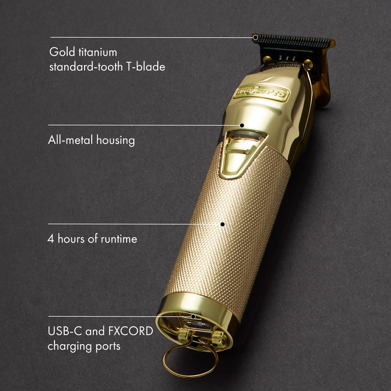 Free Shipping! BaBylissPRO GoldFX Plus All-Metal Lithium Outlining