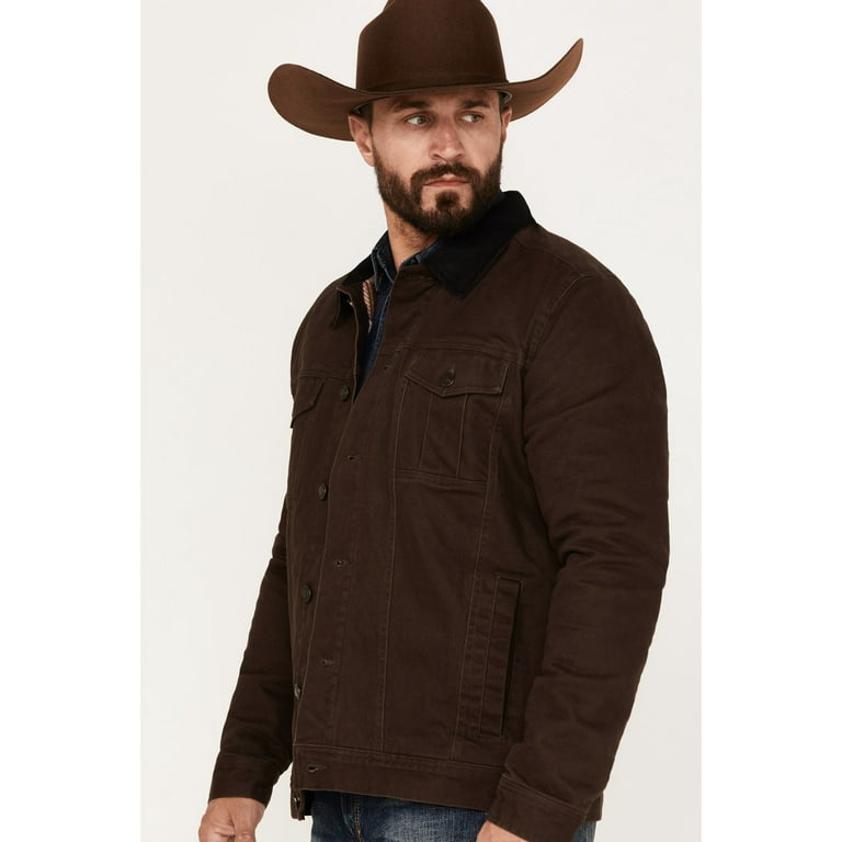 Cody James Men s Ozark Washed Rancher Jacket Brown Medium US