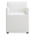 thumbnail image 3 of Manhattan Comfort Anna 19.69" Square Faux Leather Dining Armchair in Cream, 3 of 11