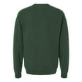 thumbnail image 2 of Hanes Mens Big ComfortWash Garment Dyed Fleece Sweatshirt, L, Field Green, 2 of 4