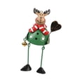 thumbnail image 4 of Adorno de metal Strade Fareast Limited Colgante de Navidad Alce verde, 4 of 8