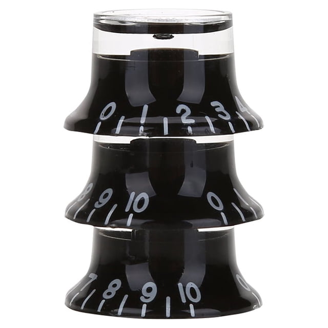 Reemplazo de perillas de Control de volumen Bling Bling 3 uds para guitarras eléctricas Fender