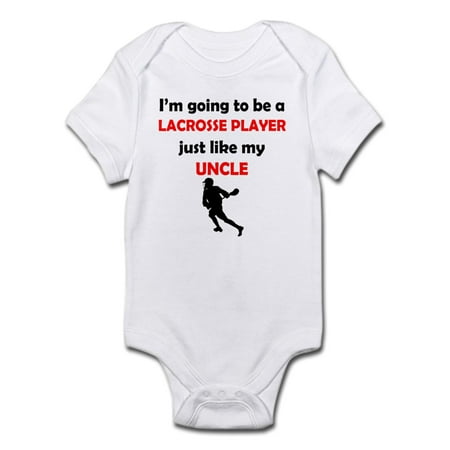 

CafePress - Lacrosse Player Like My Uncle Body Suit - Baby Light Bodysuit