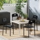 thumbnail image 5 of Silla de Comedor Apilable con Patas de Metal - Resistentes al Agua y Fáciles de Limpiar, para Interiores y Exteriores - Ideales para Cocina, Oficina, Restaurante o Terraza, negro, 5 of 7