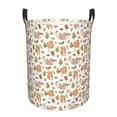 thumbnail image 6 of Lsque Squirrel And Mushroom pattern Laundry Hamper Basket, Tall Woven Rope Hamper Basket for Clothes, Lightweight Storage Basket, Collapsible Waterproof-, 6 of 8