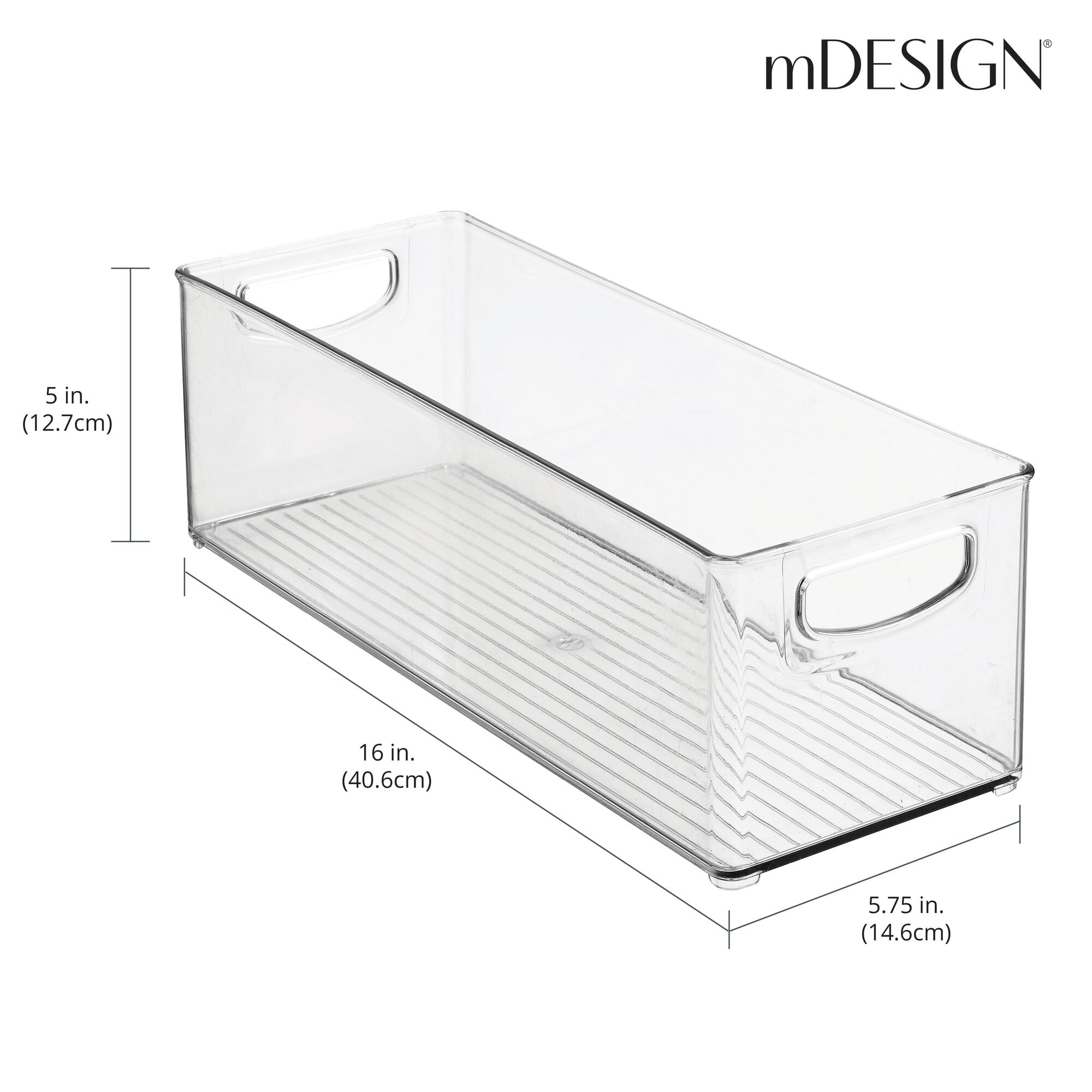 mDesign Kitchen Organizer Storage Bin - Thumbnail 4