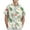 Khaki, variant on Yiaimeir Hawaiian Print - Men's Casual Short Sleeved Shirt，Size S-2XL