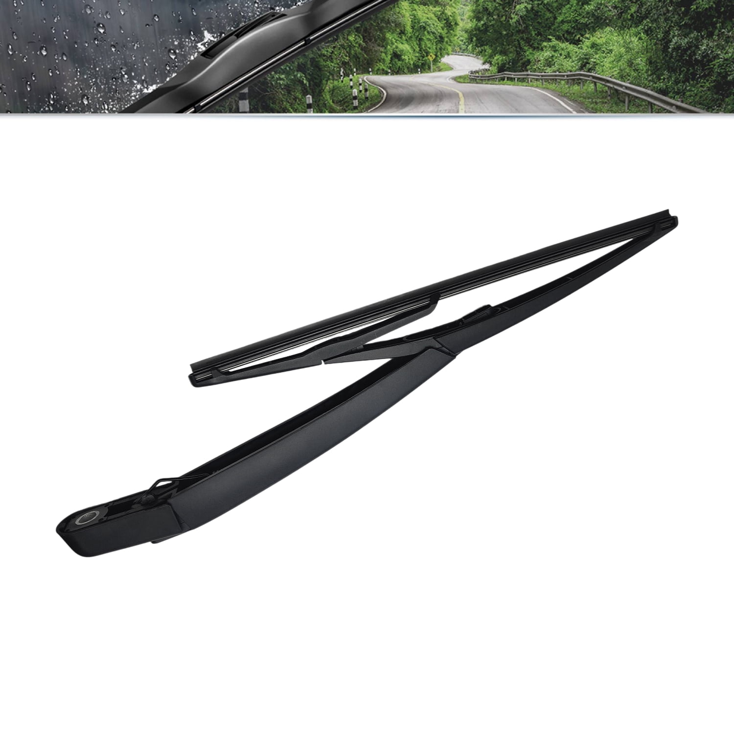 SOCOOL 26"+14"+12"+11.6" Wiper Blades Compatible with Nissan Rogue Select 2014-2015, Front Rear Windshield Wiper Blades with Arm (Pack of 4),Y08Y9Z1W
