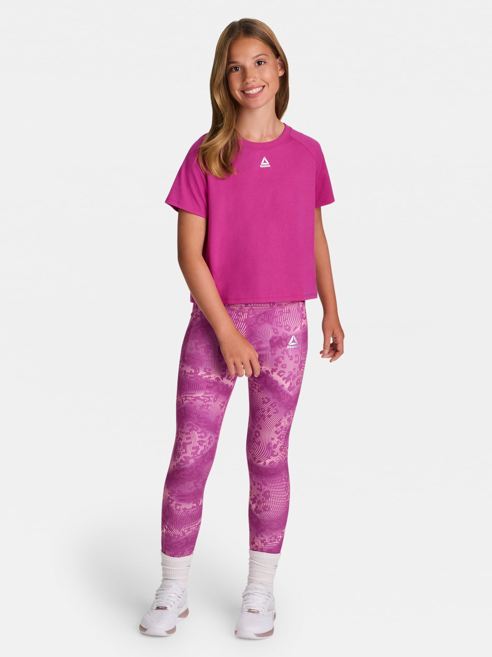 Reebok Girl's Prestige AOP Legging, Sizes 4-18