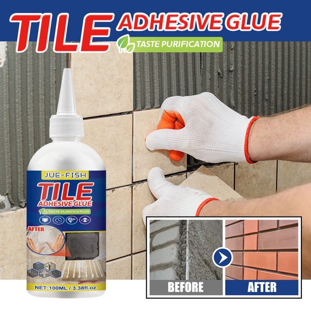 Easy Bonded Heavy Duty Tile Glue Tile Loose Repair Adhesive Glue100ML