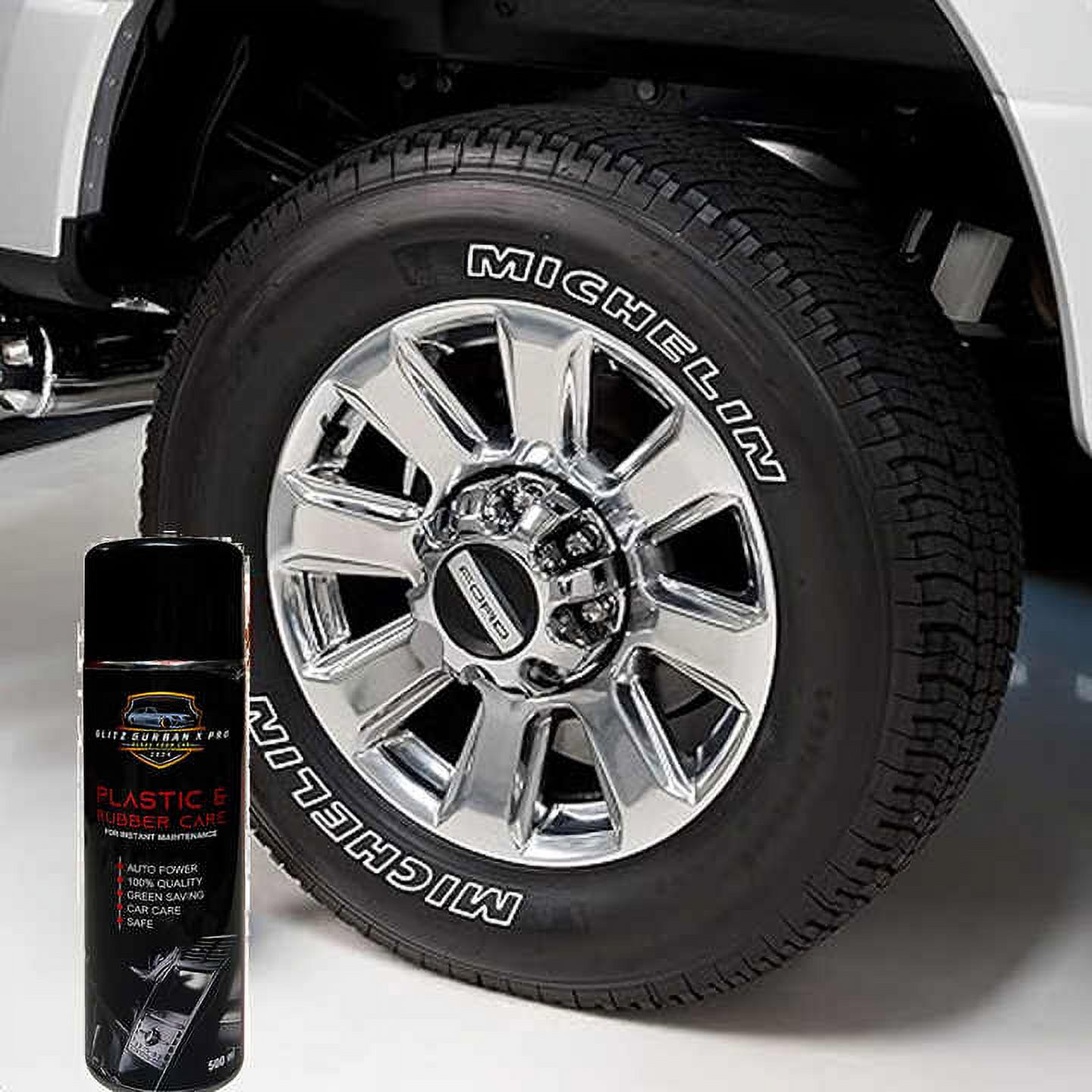 Super Cleaner & Plastic Restorer Kit for Car Care Exterior & Interior Detailing with Black Plastic Spray Car Care Products