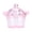 Pink, variant on Yajisi 12 Pieces Gift Bags Transparent Crown Plastic Candy Box For Party Gift Chocolate Boxs White Elegant Mini Party Gifts Reception Decor 7.48 inches / 19 cm