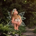 thumbnail image 4 of New Fairy Wings For Adult Dress Up Sparkling Sheer Wings Halloween Fairy Costume Angel Wings For Kids Girls Women, 4 of 5