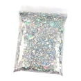 thumbnail image 1 of 1Bag 50g Mixed Iridescent Holographic Nail Glitter Sequins Paillette Nail Art Decor Plata Sunnimix lentejuelas de brillo de uñas, 1 of 8