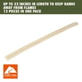 thumbnail image 2 of Ozark Trail 32 inch Bamboo BBQ Grilling Skewers, 12 Pack, Extra Long Roasting Sticks, 2 of 6