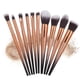 thumbnail image 5 of Brocha para cosméticos, juego de 10 brochas de maquillaje, brocha para cara, brocha para polvo, ingeniería de precisión, 5 of 9