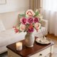 thumbnail image 4 of Flores Artificiales | Rosas de Seda para Decoración de Bodas y Hogar | Arreglos Florales de 32 Cm para Centros de Mesa, Decoración de Fiestas, Sala de Estar y Oficina | 1 Unidad, 4 of 6