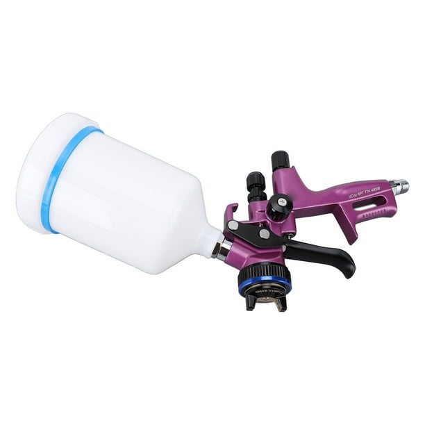 Kit De Pistola Pulverizadora HVLP Con Punta De 1,3mm, Taza De 600ml, Pulverizador De Pintura Profesional 4000B Para Proyectos De Arte De Pared De Muebles, Pintura