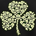 thumbnail image 3 of CafePress - Irish Shamrock Made Of Skulls Women's Dark Pajamas - Women's Short Sleeve Print T-Shirt and Pants Dark Cotton Pajama Set, 3 of 7
