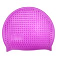 thumbnail image 2 of Agiferg Bonnet de Bain pour Adulte Bonnet de Bain Confortable Bonnet Élastique Bonnet en Silicone Imperméable, 2 of 2