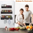 thumbnail image 2 of Especieros para Cocina Magnético - Paquete de 3 Estante Organizador Estante Magnético de Metal para Refrigerador Organizador de Cocina para Especias Condimentos Frascos Bolsitas, 2 of 4