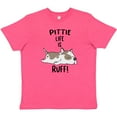 thumbnail image 3 of Inktastic Pittie Life is Ruff Spotted Pit Bull Youth T-Shirt, 3 of 5