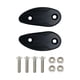 thumbnail image 2 of Placas de bloqueo de espejo para motocicleta Cola 2 uds con varilla roscada y tuerca negro, 2 of 8