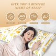 thumbnail image 6 of Honeii Farm Bee Cute Honey Print Long Body Pillowcase 20x54 in,Body Pillow Cover with Zipper,Large Body Pillowcase,Soft Bed Decorative, 6 of 7