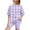 Purple, variant on Spazoro Little & Big Girls Leisure Outfit Sets, Plaid Summer Crew Neck 2-Pieces Short Sleeve Shirt and Shorts Sets Khaki Size 5 T
