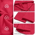thumbnail image 6 of Hearthz Linen Hooded T Shirts for Man Button Down Long Sleeve Lightweight Hoodie Men Drawstring Lightweight Beach Mens Sweatshirt Wine XL, 6 of 10