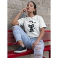 thumbnail image 2 of Cute Baby Black Cat T-Shirt Women -Image by Shutterstock, Female Small, 2 of 4