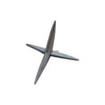thumbnail image 2 of Tire Puncture Spikes, Studs and Spikes, Heavy Raw Iron, 1.2 in Dimension, Four-Point Placement, Perimeter Access Blocking, Metallic Gray, 30 Pack, 2 of 7